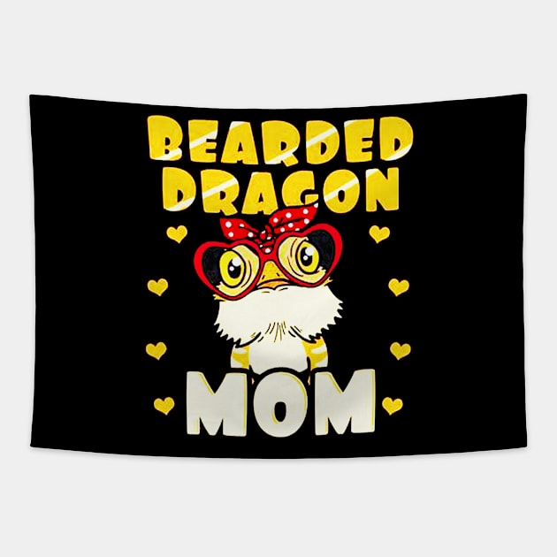 Bearded Dragon Mom Tapestry by emilycatherineconley