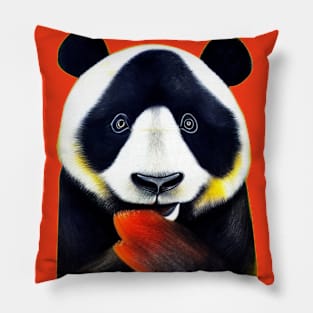 panda in love Pillow