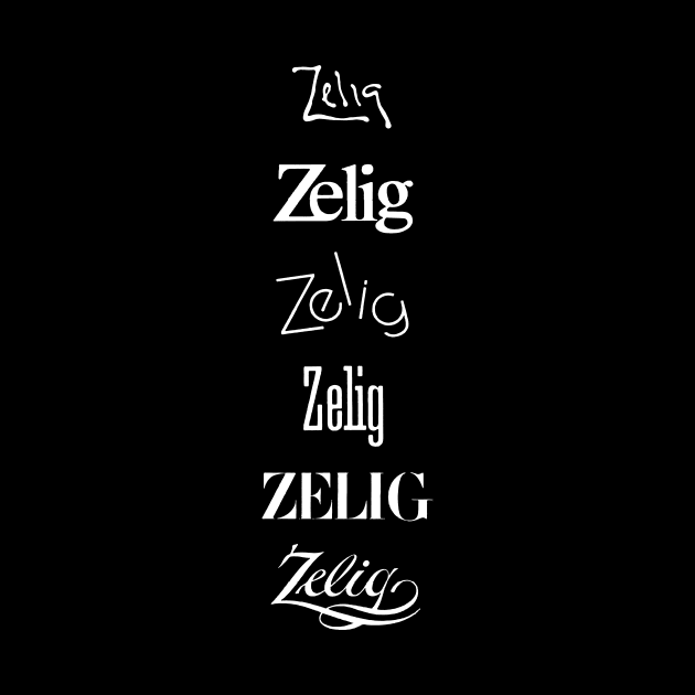 Zelig Font by bernatc