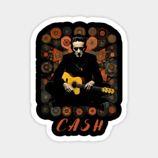 Johnny Cash Outlaw Classic Country Music Fan Magnet