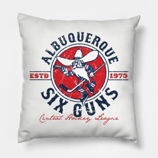 Albuquerque Six Guns Pillow