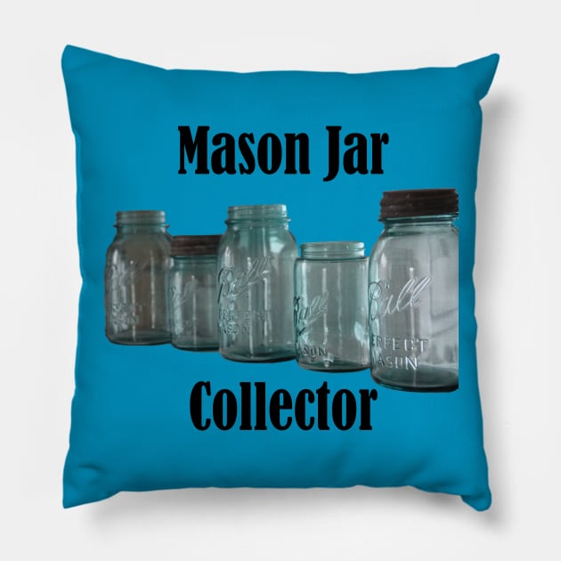 Mason Jar Collector Pillow by MisterBigfoot