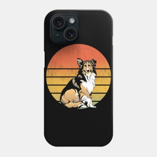 border collie dog Phone Case