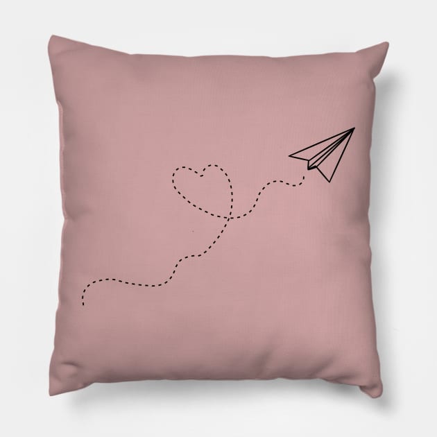 Paper Plane Pillow by popotamus