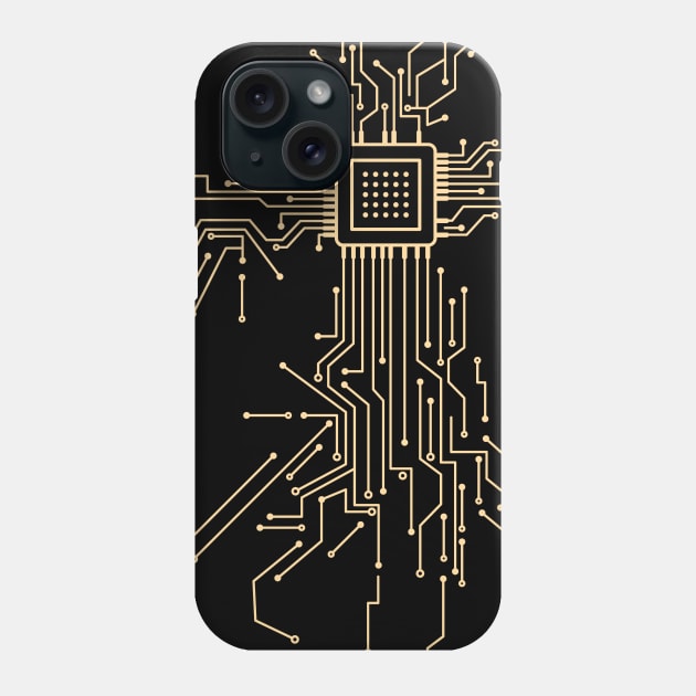 Cyborg Processing Phone Case by Blerdy Laundry