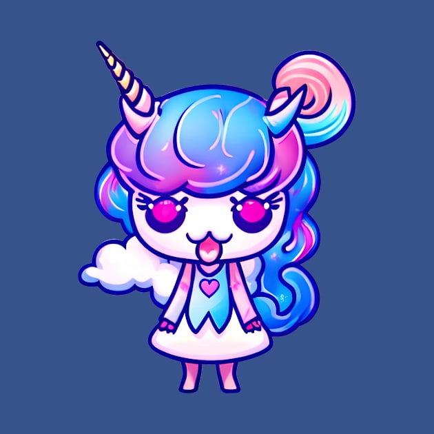 A CUTE KAWAII Unicorn by mmamma030