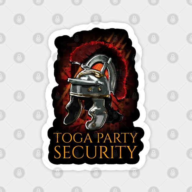 Toga Party Security Magnet by Styr Designs