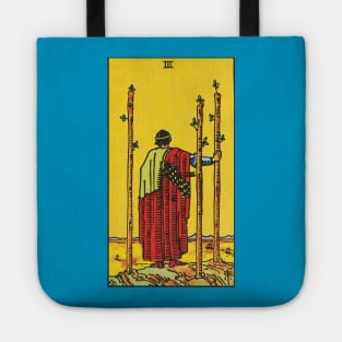 Three of wands tarot card Tote