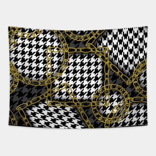 Houndstooth pattern Tapestry