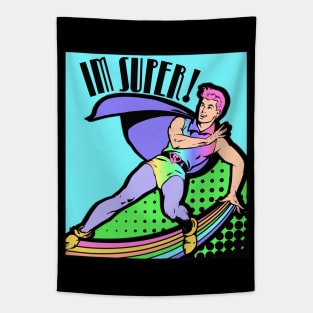 Rainbow Surfer Tapestry