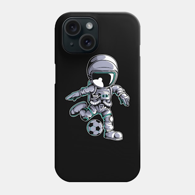 Astronaut Soccer Player Phone Case by ArtisticParadigms