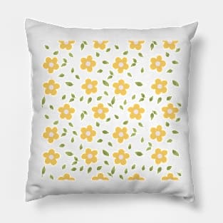 Yellow Flowers 2 Pillow