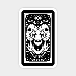 Aries - Tarot Style Magnet