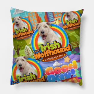 Irish Wolfhound Puppy Pillow