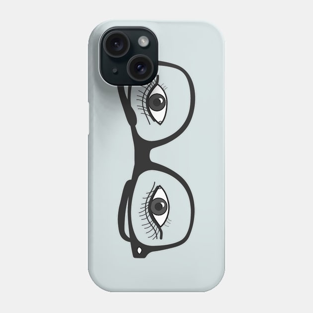 hipster eyes Phone Case by SCL1CocoDesigns