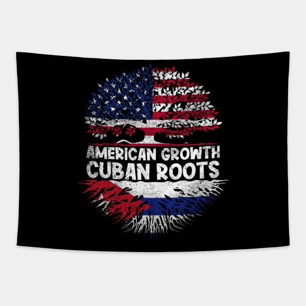 American Growth With Cuban Roots Tapestry by  Funny .designs123