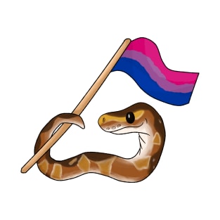 Ball Python Pride! [Normal Morph, Bisexual] T-Shirt