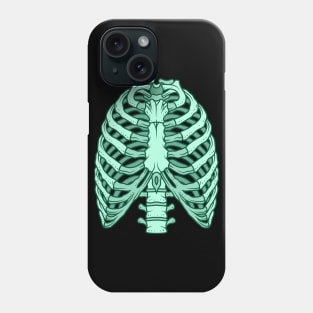 Rib Cage (Green) Phone Case