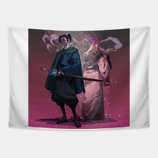 Blue Eye Samurai Tapestry