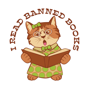 I Read Banned Books Kitten T-Shirt