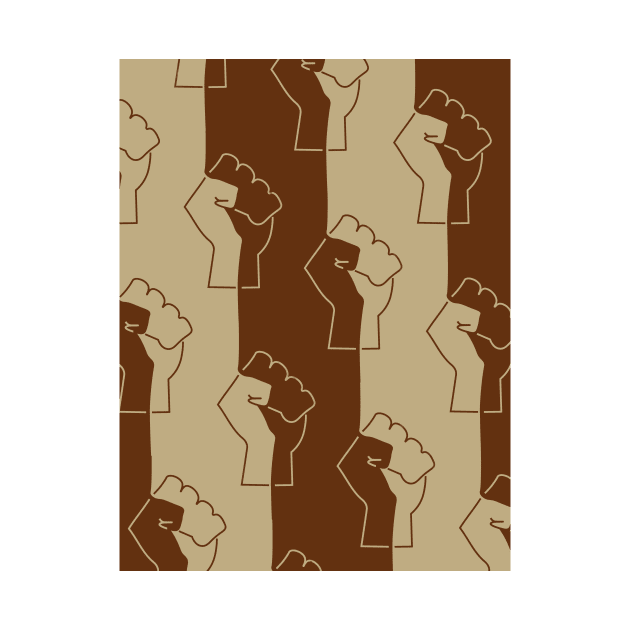 Black Lives Matter Fist pattern by InkLove