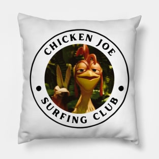 chicken joe surfing club funny Pillow