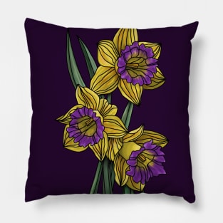 Intersex Daffodils Pillow