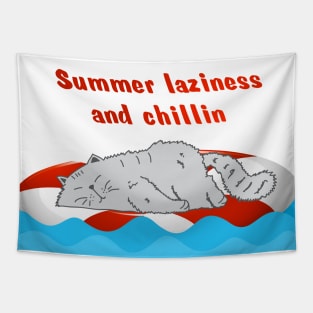 Summer time laziness Tapestry