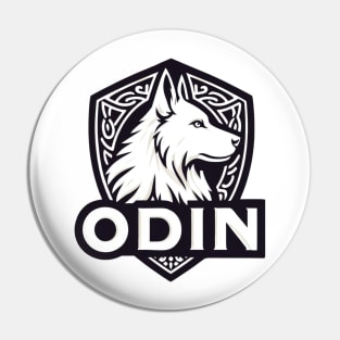 Odin The White Swiss Shepherd Pin