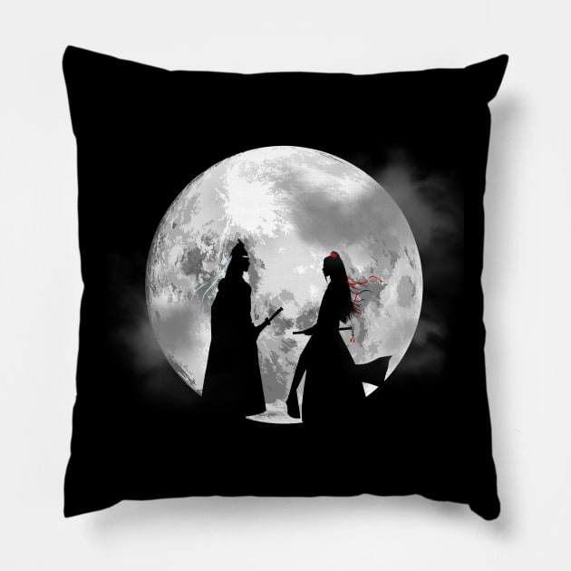 The untamed wangxian silhouette Pillow by Afire