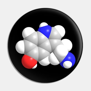 Serotonin Molecule Chemistry Pin