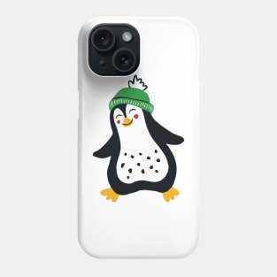 Penguin Party, Gray Phone Case