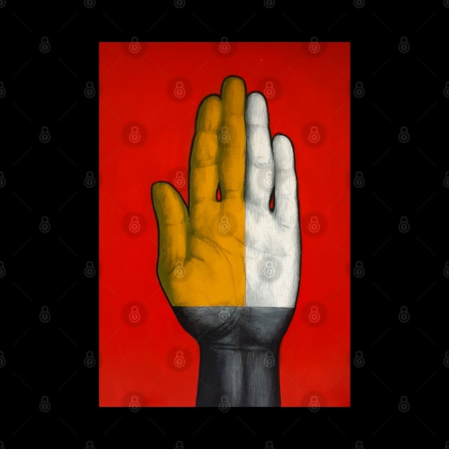 Racial Unity Hand by G Skeggs