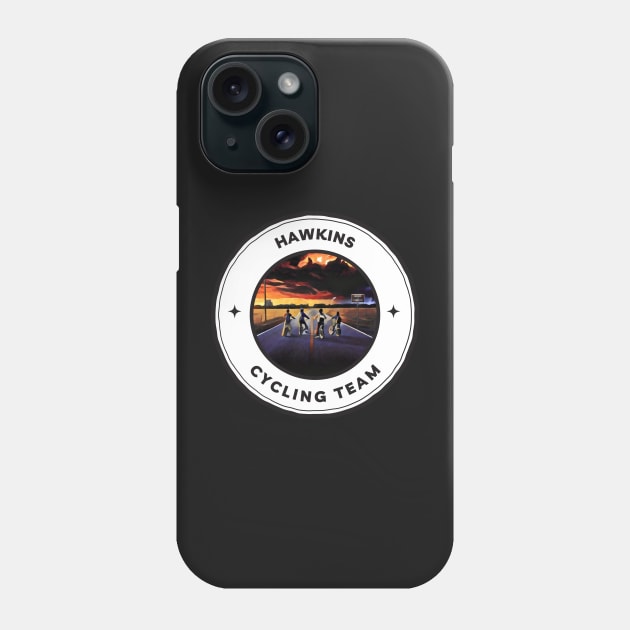 Hawkins Cycling Team V - Black - Funny Phone Case by Fenay-Designs