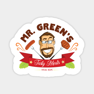 Mr. Green's Tasty Meats Magnet