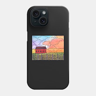 Farmer's Field at Sunset Phone Case