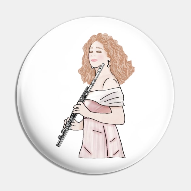 Clarinet Player Pin by piscoletters