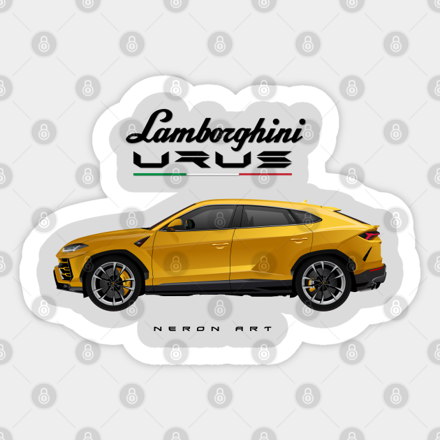 Lamborghini urus - Lamborghini Urus - Sticker | TeePublic