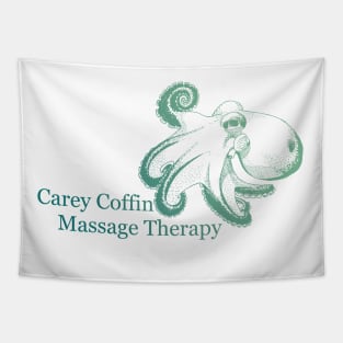 Carey Coffin Massage Therapy Logo Tapestry