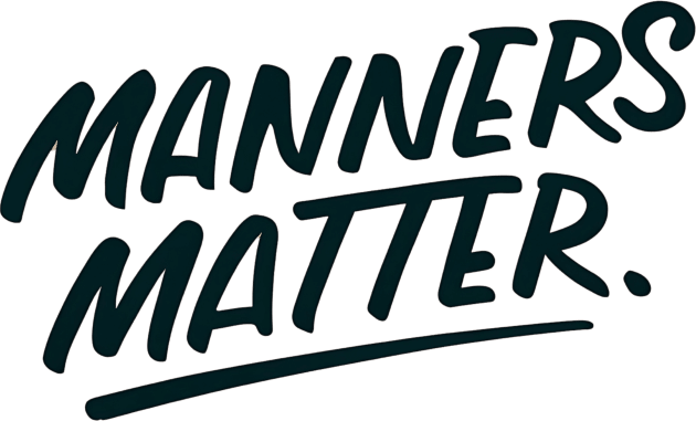 Manners Matter Kids T-Shirt by NomiCrafts