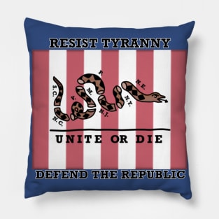 Resist Tyranny (Large Design) Pillow