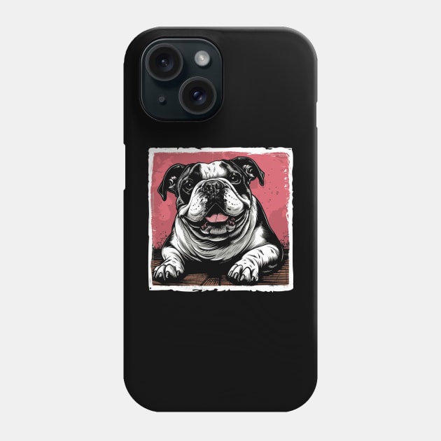 Bulldog Phone Case by June Sixteen