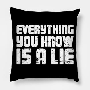 Conspiracy Theory - Government Illuminati Pillow