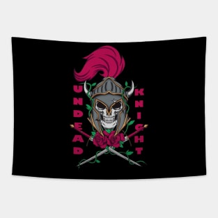 undead knight skull Tapestry