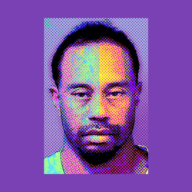 Tiger Woods Mugshot by SABREart