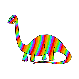 Rainbow Dinosaur T-Shirt