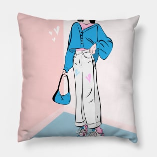 fashion girl Pillow