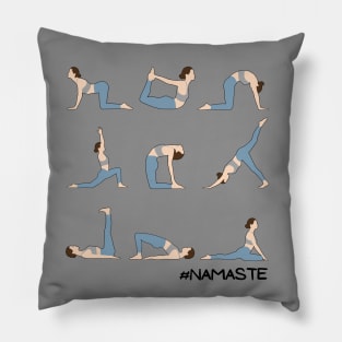 Namaste Yoga Tee Pillow