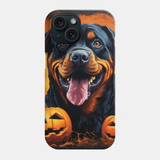 Rottweiler Halloween Design Phone Case