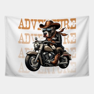 Pitbull Adventure Trip Tapestry